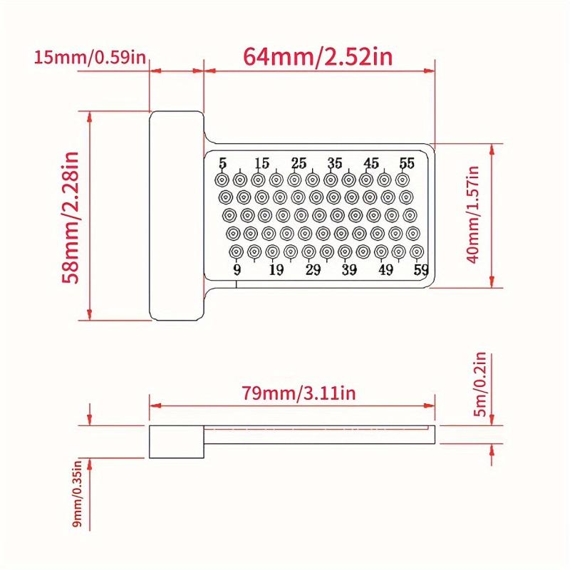 Woodworking Scriber T Type Hole Positioning Cross Gauge 45 90 Degrees Line Gauge