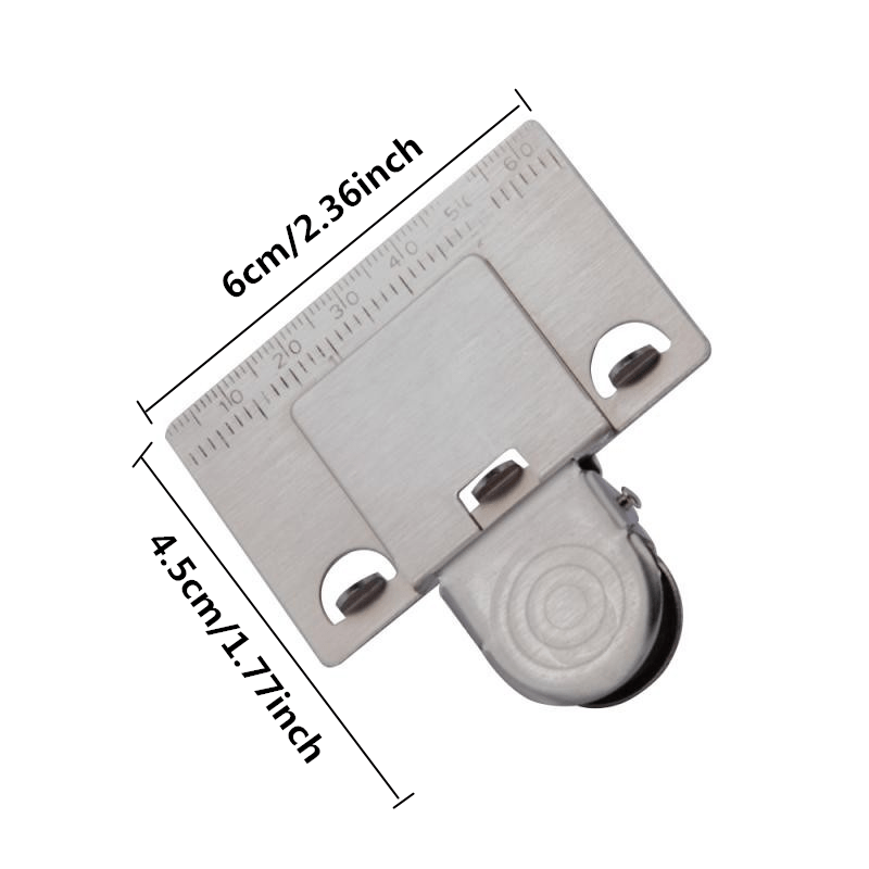 1PC Stainless Steel Measuring Tape Clip for Accurate Measurements