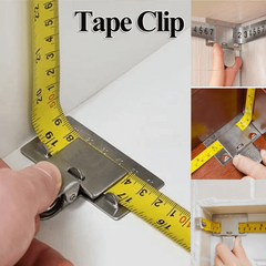1PC Stainless Steel Measuring Tape Clip for Accurate Measurements