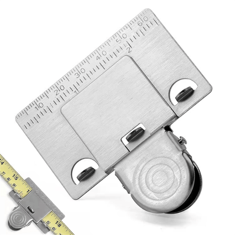 1PC Stainless Steel Measuring Tape Clip for Accurate Measurements