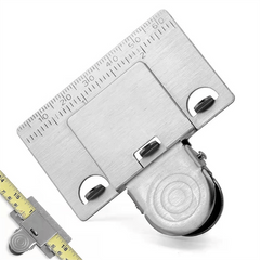 1PC Stainless Steel Measuring Tape Clip for Accurate Measurements