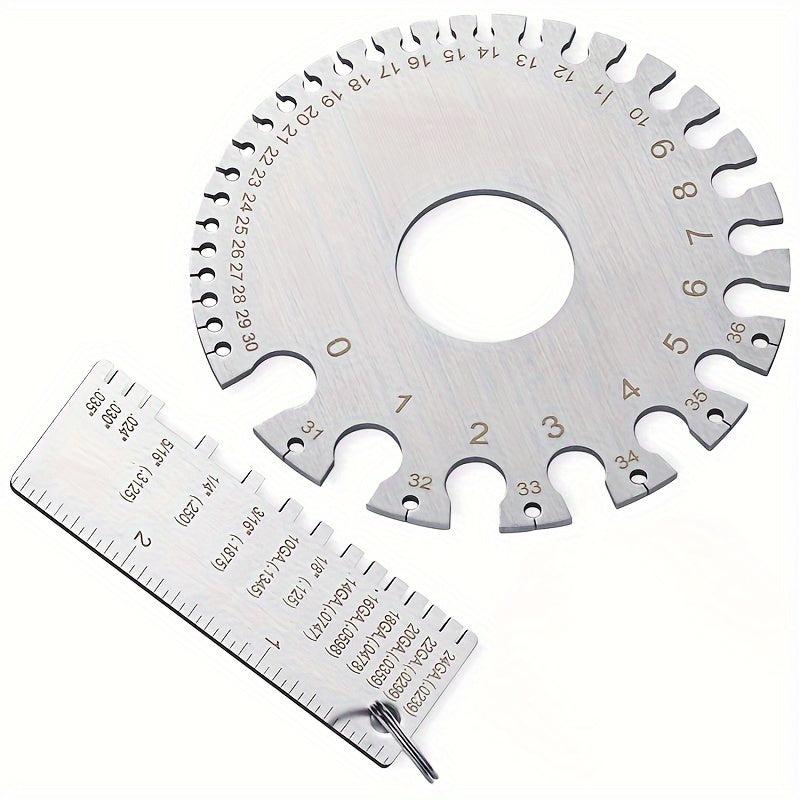 Stainless Steel Metal Plate Welding Thickness Gauge Wire Measurement Tool