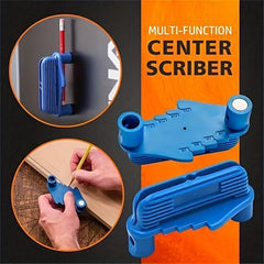 Multifunctional Irregular Ruler & Protractor for Woodworking