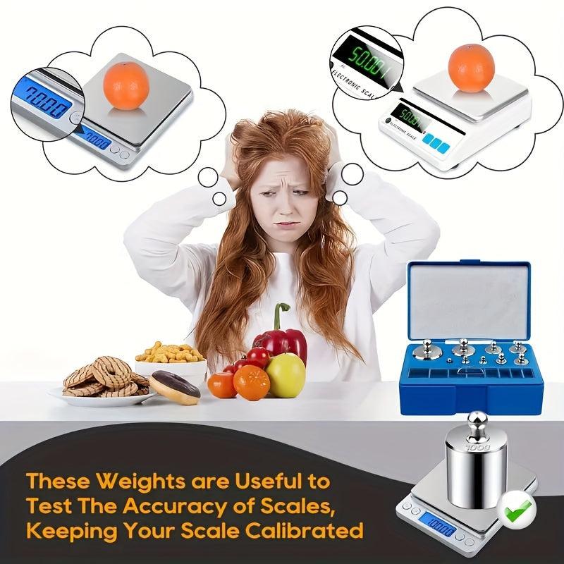 6pcs Electronic Scale Calibration Weight Standard Weight