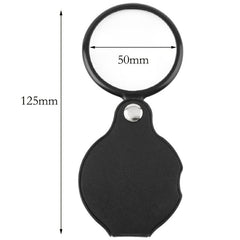 Portable Mini HD 10x Magnifier Read Newspapers Comfortably with Leather Sheath