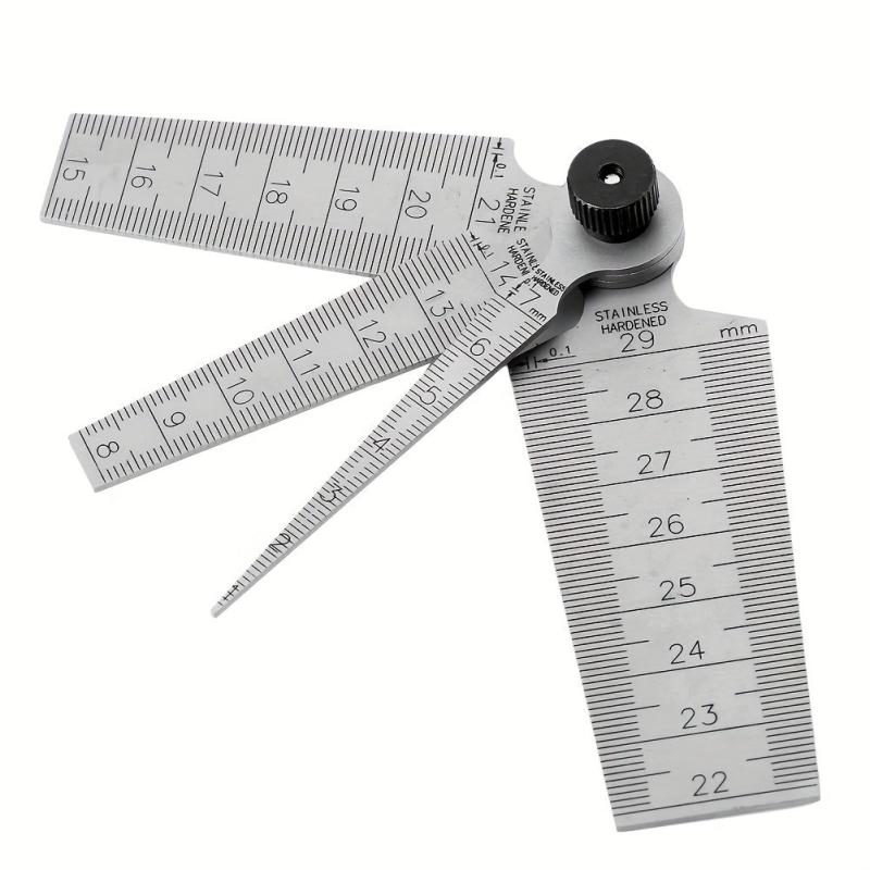 Stainless Steel Wedge Plug Ruler Gap Hole Taper G