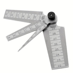 Stainless Steel Wedge Plug Ruler Gap Hole Taper G
