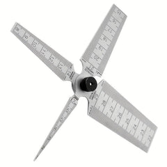 Stainless Steel Wedge Plug Ruler Gap Hole Taper G