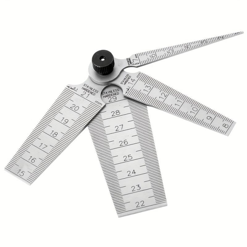 Stainless Steel Wedge Plug Ruler Gap Hole Taper G