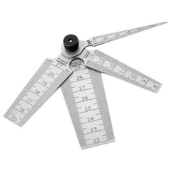 Stainless Steel Wedge Plug Ruler Gap Hole Taper G