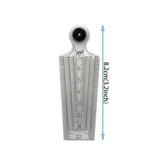 Stainless Steel Wedge Plug Ruler Gap Hole Taper G