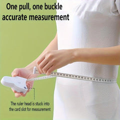 Fitness Ruler Measuring Rule For Waist Automatic Retractable Soft Ruler Mini