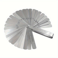 32pcs Feeler Gauge Set 0.02-1.0mm Gap Thickness Sheet Gauge