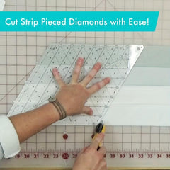 60 Degree Diamond Ruler Quilting Template