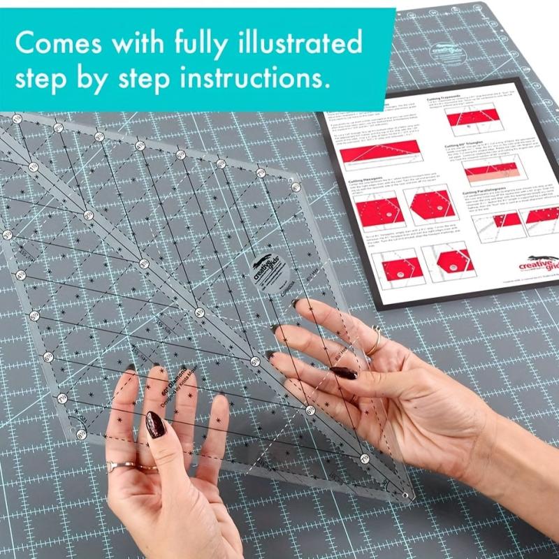 60 Degree Diamond Ruler Quilting Template
