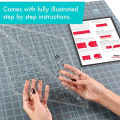 60 Degree Diamond Ruler Quilting Template