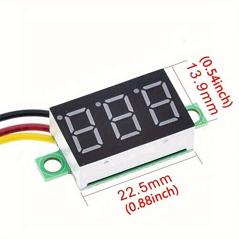 5pcs Mini Digital Voltmeter LED Display DC