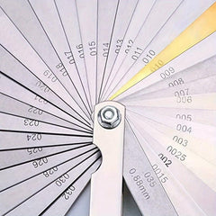 32sheets 89A32 Feeler Gauge Stainless Steel Portable Durable Gap Gauge
