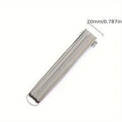32sheets 89A32 Feeler Gauge Stainless Steel Portable Durable Gap Gauge