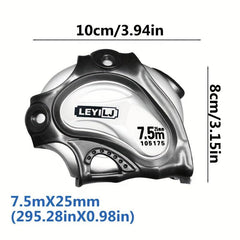 7m Self Locking Retractable Tape Measure High Precision Manual Measuring Tape