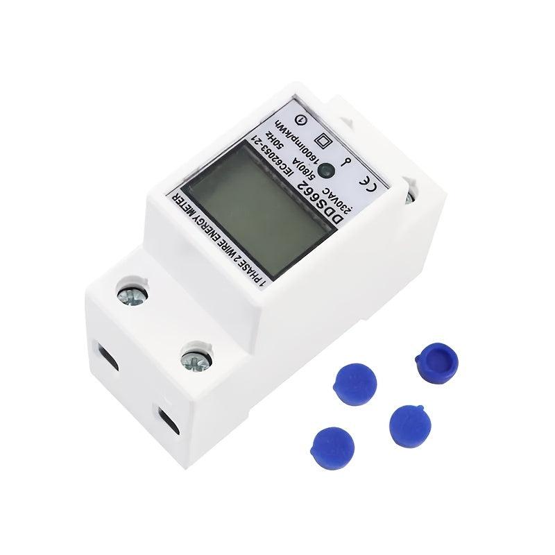 80A DDS662 LCD Backlight Energy Watt Meter Single phase 220V Digital Display