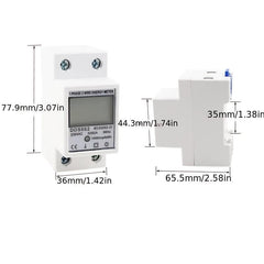 80A DDS662 LCD Backlight Energy Watt Meter Single phase 220V Digital Display