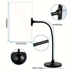 4X Magnifying Glass With Stand - Flexible Gooseneck Magnifier