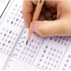 1pc Transparent Acrylic Ruler Straight Ruler for School Office Exams