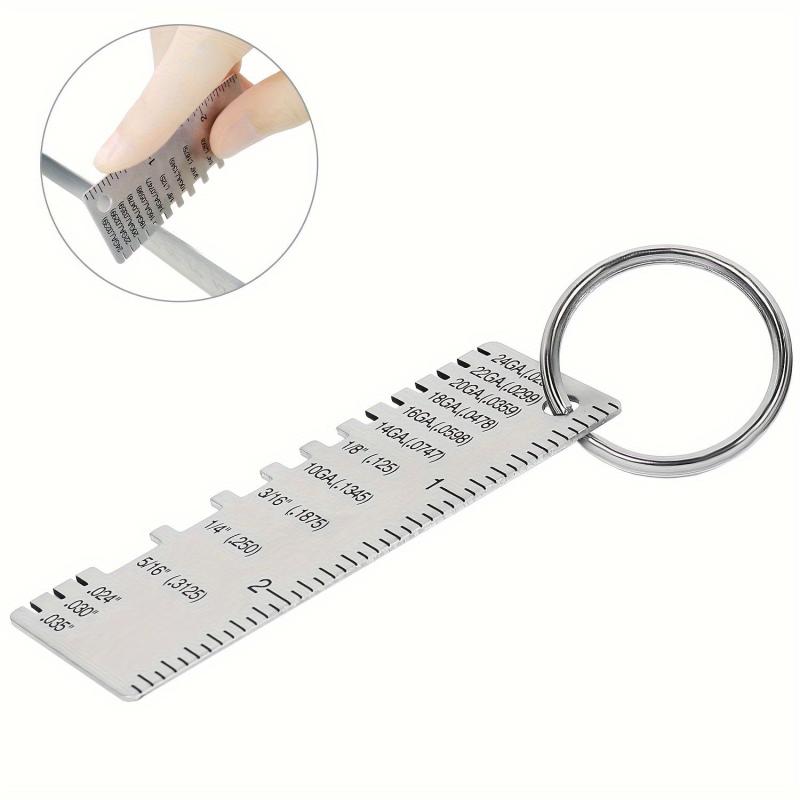 1pc Welding Inspection Ruler Thickness Gauge