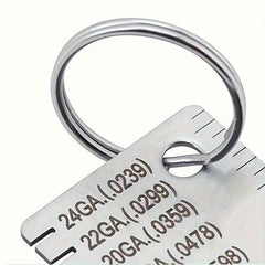 1pc Welding Inspection Ruler Thickness Gauge