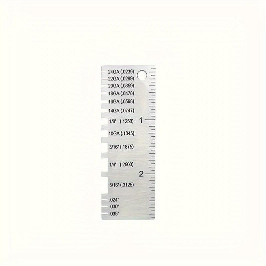 1pc Welding Inspection Ruler Thickness Gauge