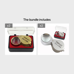 Pocket Jewellers Glass Magnifying Magnifier Jewelry Loupe