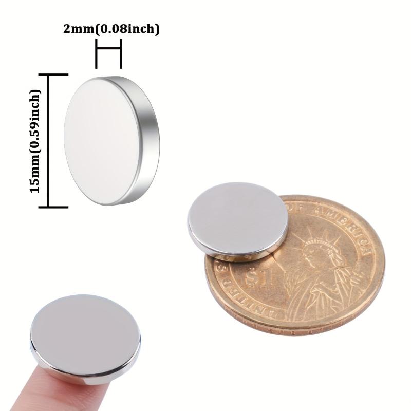 10pcs Neodymium Magnet 15mm X 2mm Strong Disk Magnets
