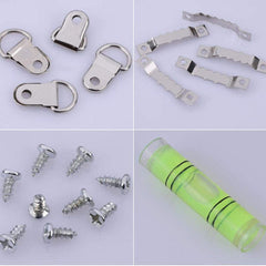 252pcs Metal D Ring Hanging Hooks Set for Photos & Frames