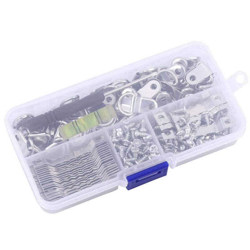 252pcs Metal D Ring Hanging Hooks Set for Photos & Frames