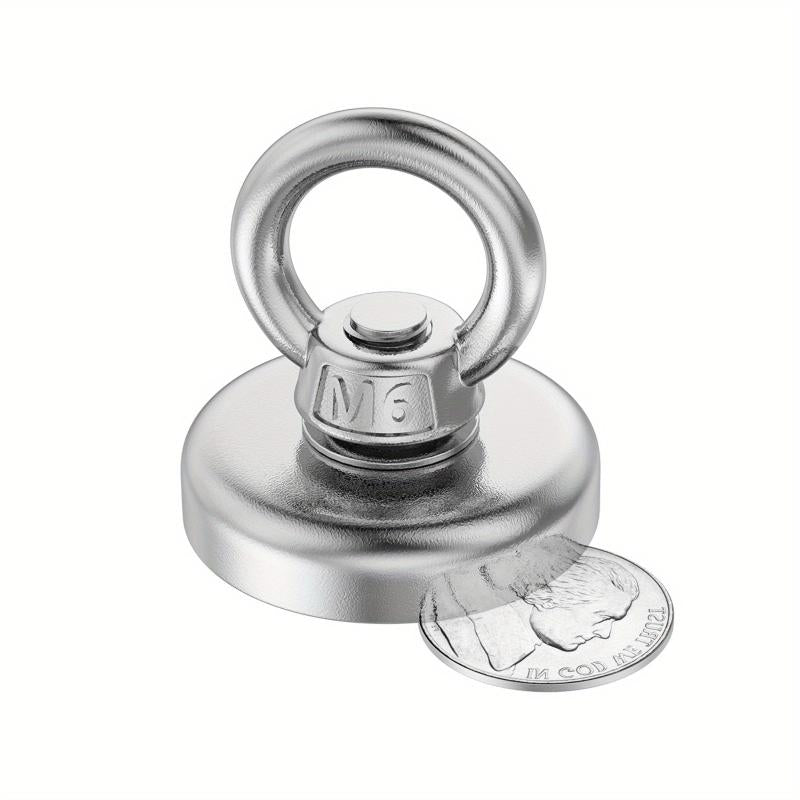 1pc Magnetic Hooks 120lb Pull Heavy Duty Neodymium Magnets with Eyebolt