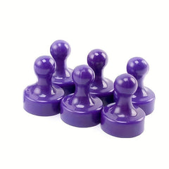 6pcs 29X38mm Push Pin Magnets Whiteboard Magnets
