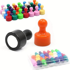 6pcs 29X38mm Push Pin Magnets Whiteboard Magnets