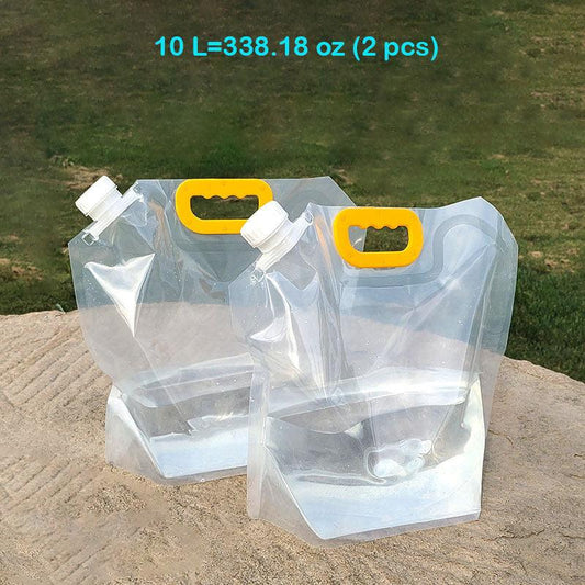 Foldable Water Container Portable Folding Water Bag Camping Hiking