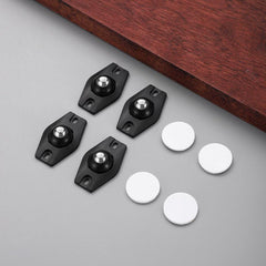 4pcs Universal Wheel Transparent Pulley Storage Box Bottom Roller