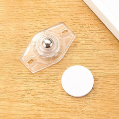 4pcs Universal Wheel Transparent Pulley Storage Box Bottom Roller