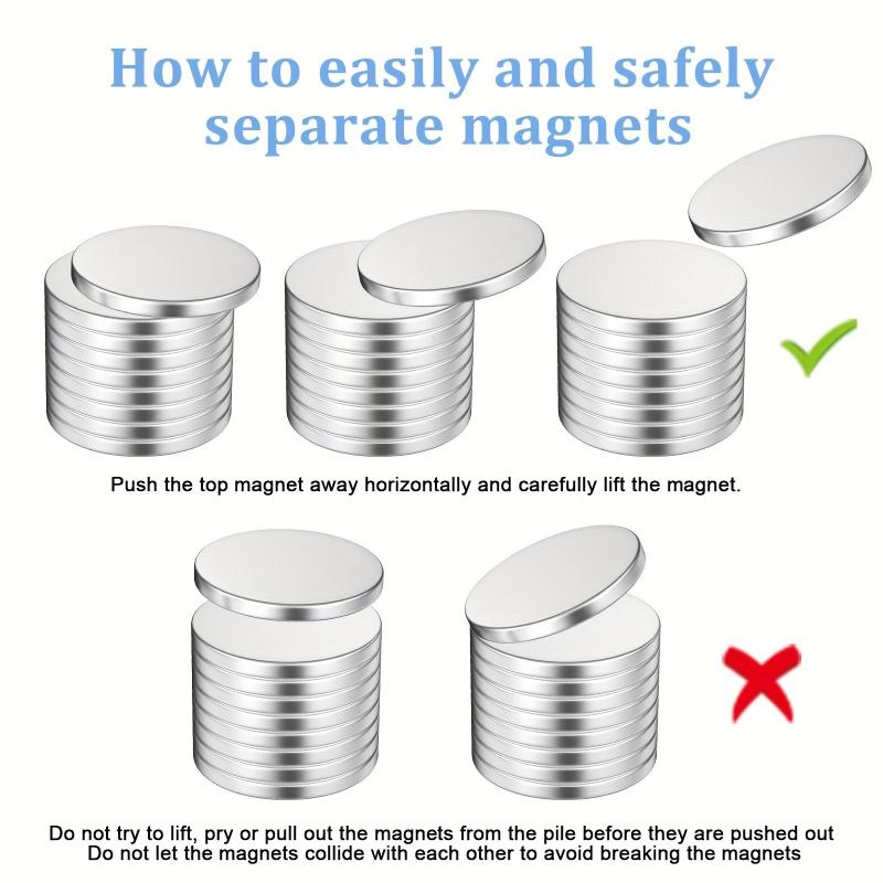 6pcs Neodymium Magnets 20mm X 2mm for Office Refrigerator