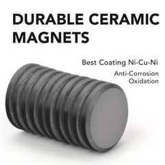 40pcs 0.7in Ceramic Industrial Magnets