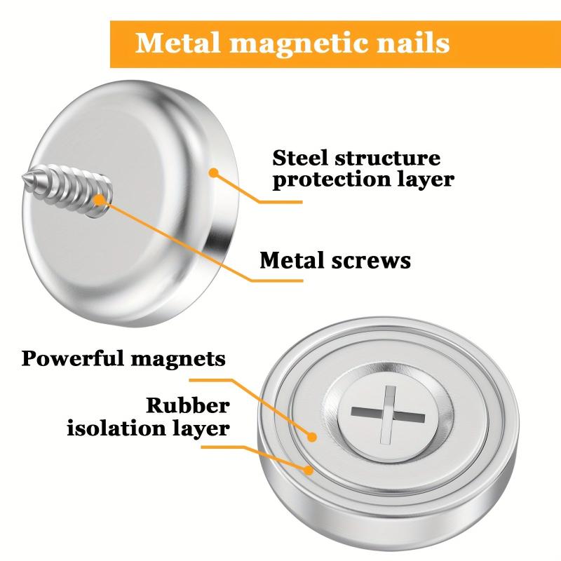16pcs Neodymium Magnets 20mm Rings w/ Holes & Screws for Kitchen Tools