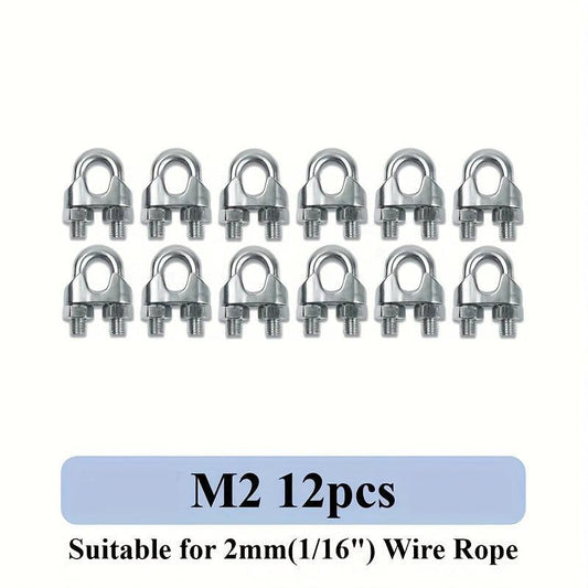 Stainless Steel Wire Rope Cable Clamp Pliers 4 Sizes