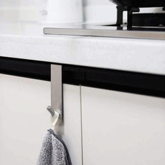 Stainless Steel Over Glass Door Shower Towel Rack For Hotel