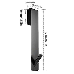 Stainless Steel Over Glass Door Shower Towel Rack For Hotel
