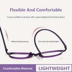 Light Blocking Reading Glasses Male Net Red Polygonal Mom Reading Glasses Female