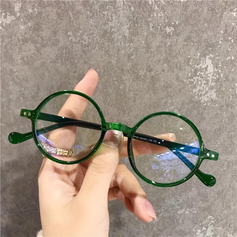 Retro Round Frame Reading Glasses for Women