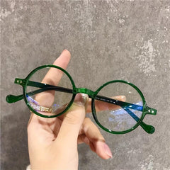 Retro Round Frame Reading Glasses for Women